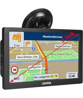 LOVPOI 9 inch GPS Navigation